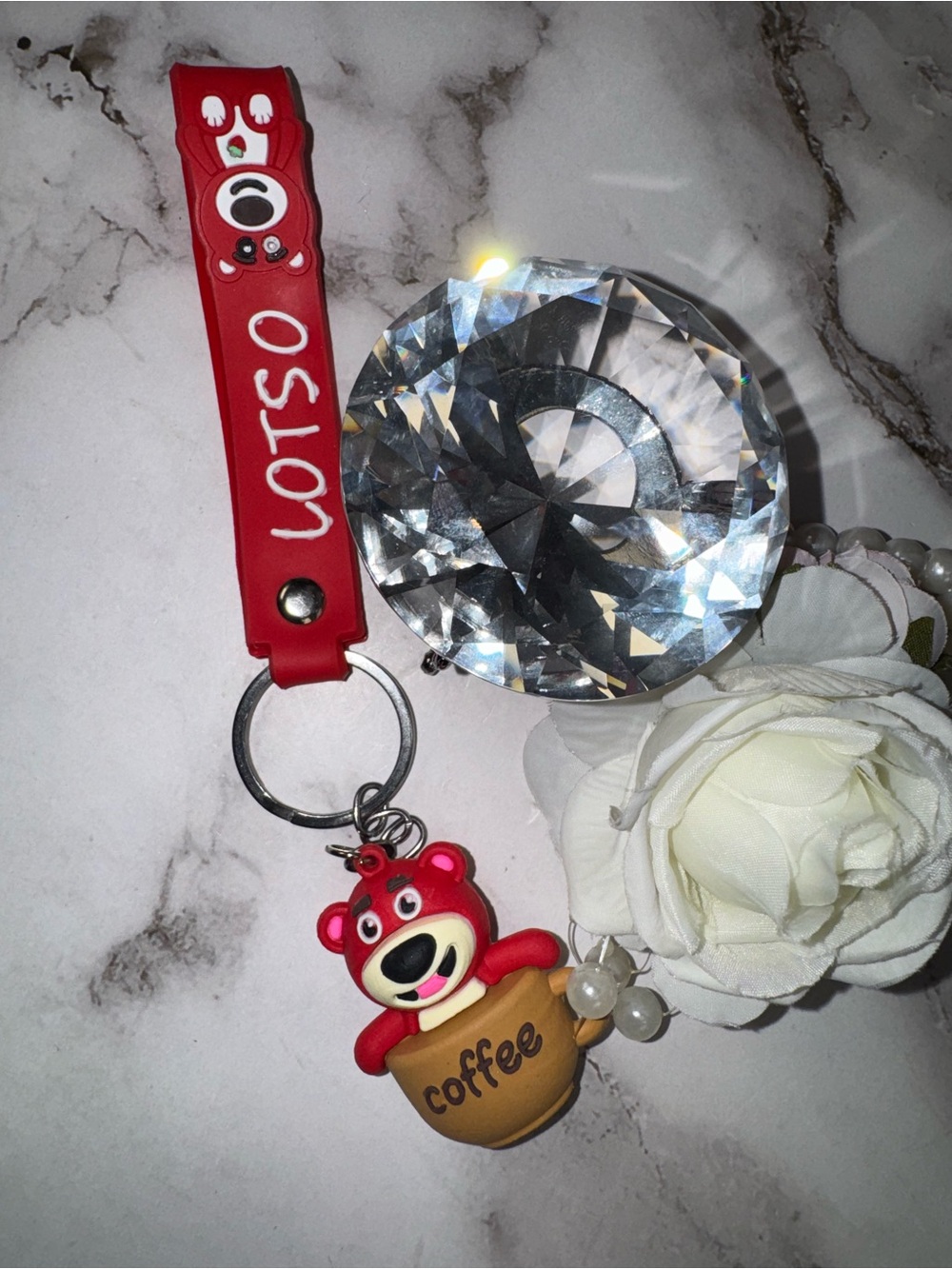 Red Bear Keychain - Kids Accessories